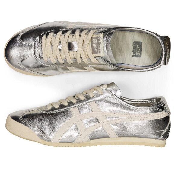 NWT - Onitsuka Tiger Mexico 66 - Silver/White - US W 7 / M 5.5 - Picture 5 of 8